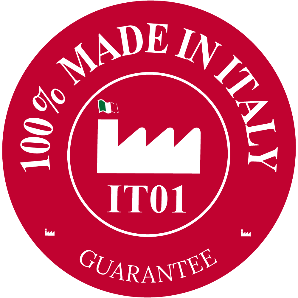 100% Made in Italy
                                    Guarantee
